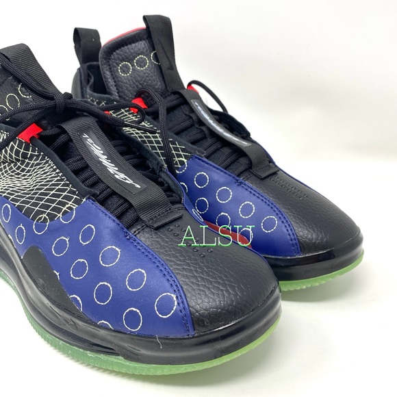 Nike Air Max 720 Waves Leather Blue Mens Sneakers - Picture 6 of 12